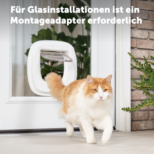 Montageadapter für Tür für große Katzen