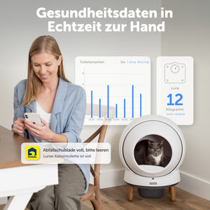 ScoopFree SmartSpin™ Selbstreinigende Katzentoilette