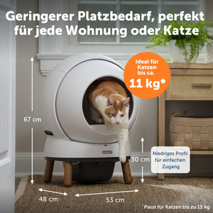 ScoopFree SmartSpin™ Selbstreinigende Katzentoilette