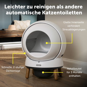 ScoopFree SmartSpin™ Selbstreinigende Katzentoilette