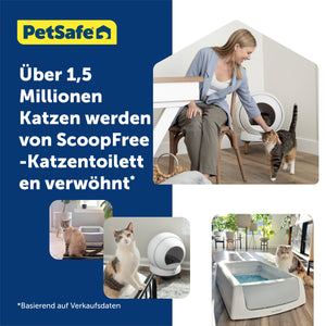 ScoopFree SmartSpin™ Selbstreinigende Katzentoilette