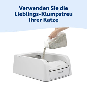 ScoopFree™ Selbstreinigende Katzentoilette für Klumpstreu