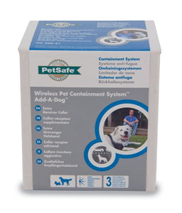 Zusätzliches Empfängerhalsband Add-A-Dog® für drahtlose Tierrückhaltesysteme Wireless Pet Containment™